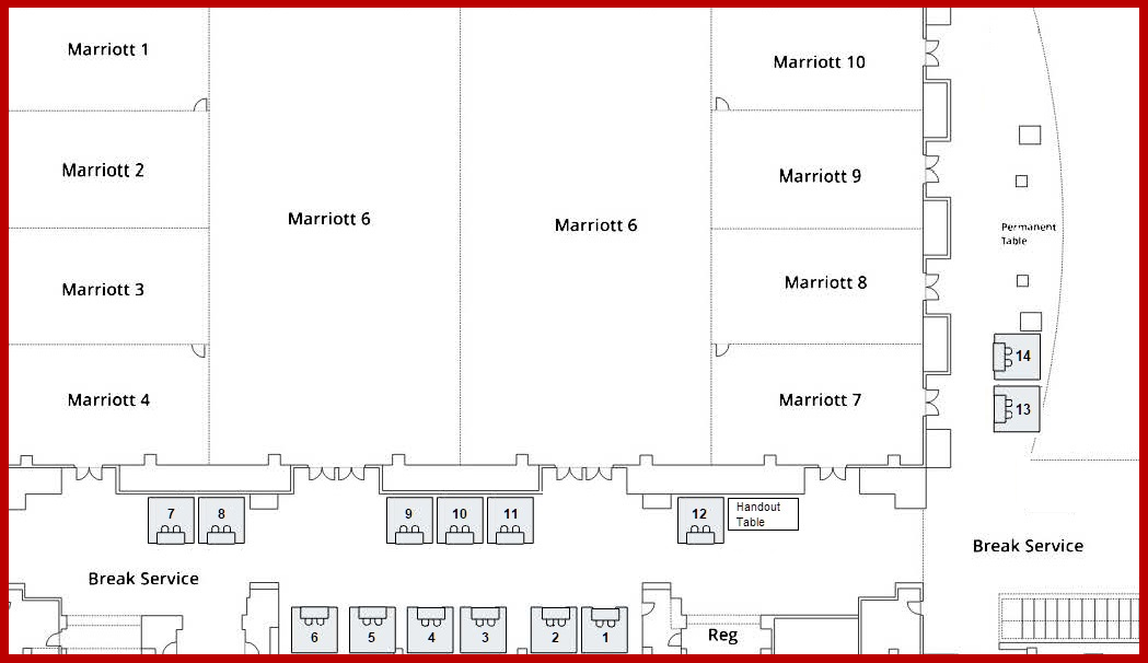 Exhibit Hall Diagram